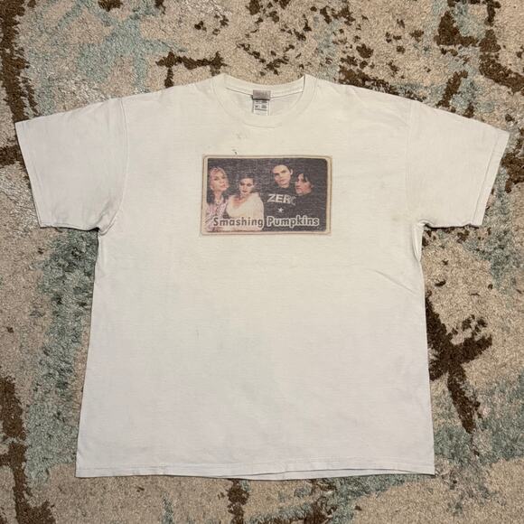 2000s Smashing Pumpkins Members Portrait Shirt Size XL Billy Corgan Zero - Picture 2 of 5